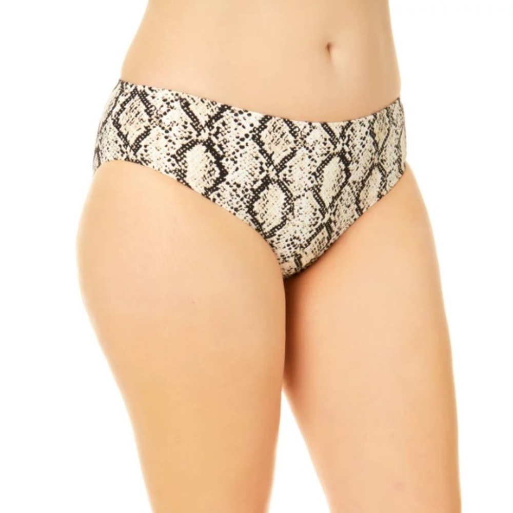 Time and Tru Mid-Rise Bohemian Snake Print Bikini Bottom NWT (AA) - Picture 2 of 11